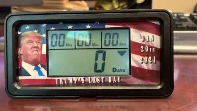 My dad sent me this during the inauguration. 3 years to hear a beep.