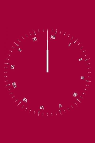 A convenient analog clock