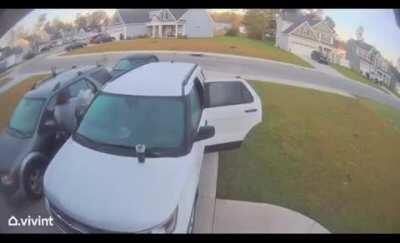 Bobcat attacks woman and the husband throws it