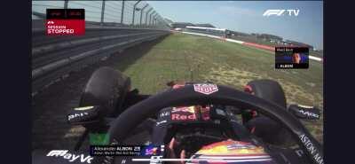 Albon full crash replay