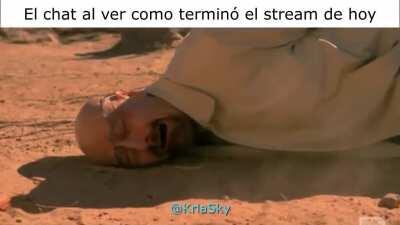 Buta cabros, me dio pena y rabia lo que pasó en el stream, por culpa de estos pelotudos que envían cosas la confianza no va a ser la misma 😕