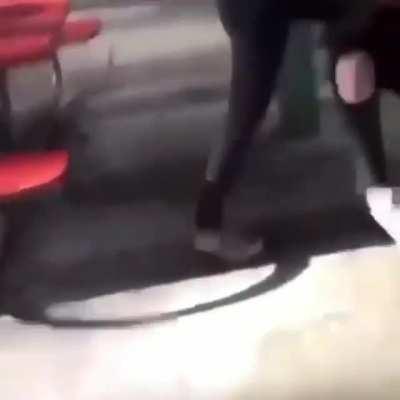 Swift beatdown for an undisclosed reason