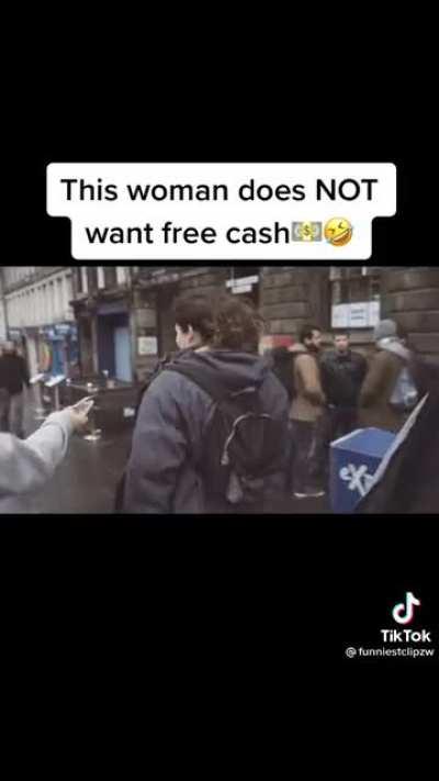 I think she don’t want the free cash