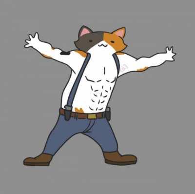 Meowscles likes to dance 🕺