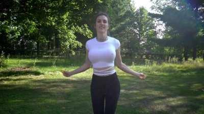 Piper Blush skipping