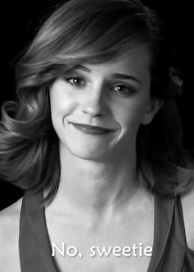 Mistress Emma Watson's reaction after you asked her to be gentle tonight
