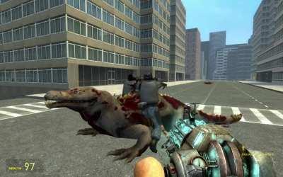 Combine Soldiers trying to kill SCP-682