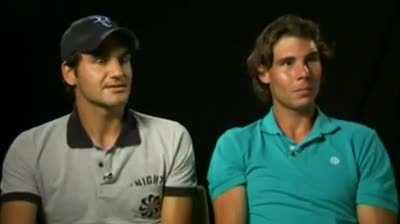 Throwback to one of the best Fedal moments. Gonna miss Roger.