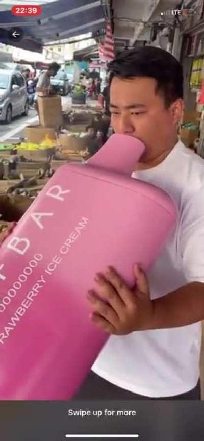 Major unit of a puffbar