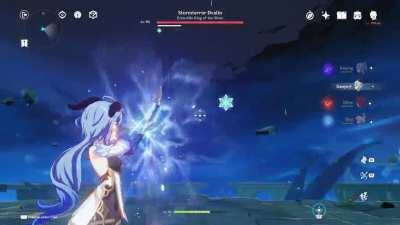 The C6 Ganyu glitch is....kinda terrifying