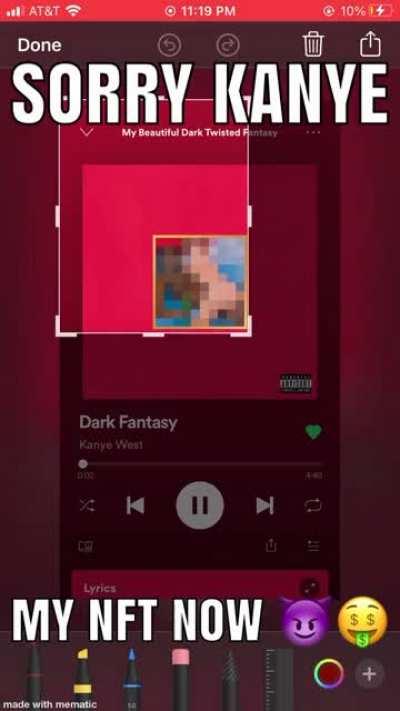 Please don’t screenshot this it’s my property now