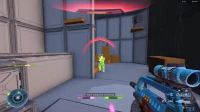 The BOT tries to punch me through a metal wall