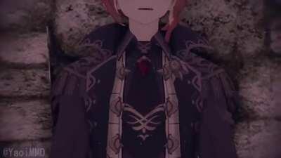 Aether and Diluc from Genshin Impact (sound warning)