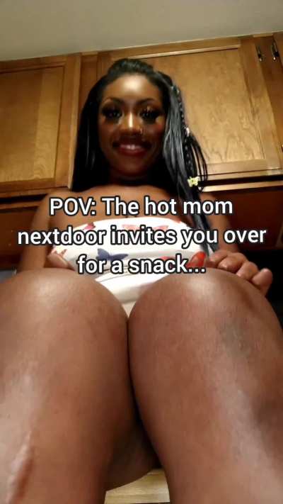 You came for the snacks but stayed for me