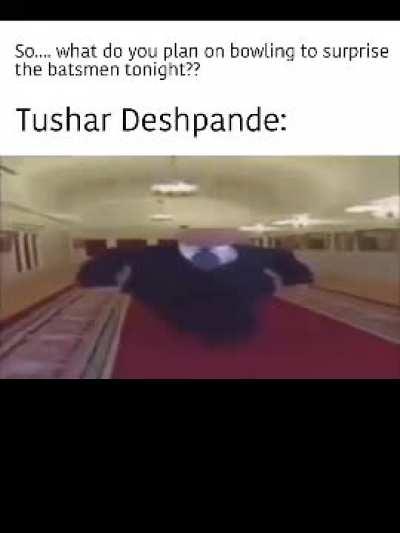 Video quality inspired by RCB bowling. 