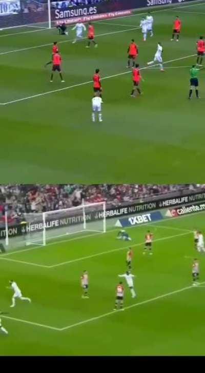 Benzema's goal against Sociedad and Bilbao side by side 🇫🇷💥