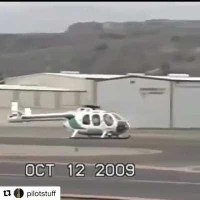 Pilot manages to stop is helicopter from crashing