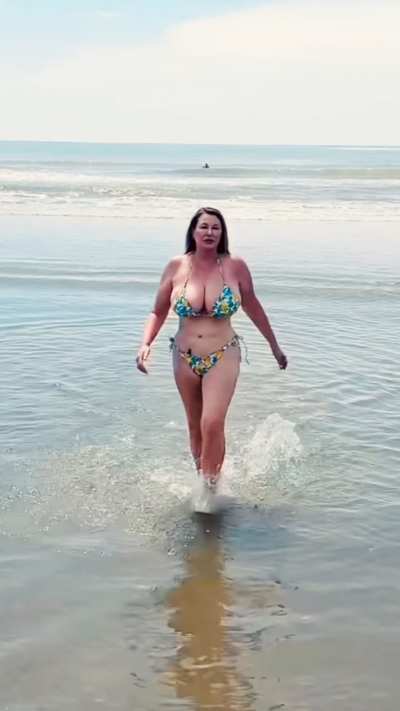 Do you think anyone noticed me at the beach?