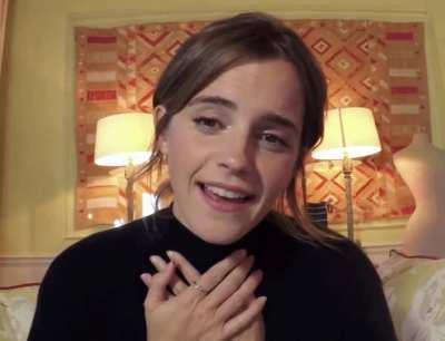 Imagine doing a video call with Emma Watson