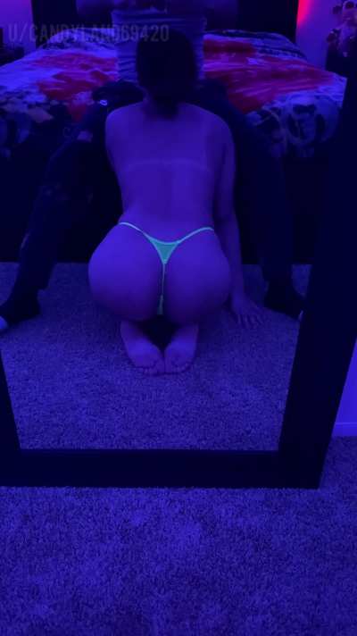 Sit down while I use my throat on you 