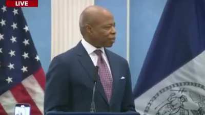 Mayor Eric Adams crashing out, calling ppl asking him to step down “Negroes”