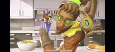 POV you’re near the ledge against lucio