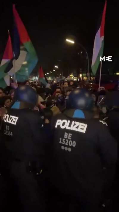 German police brutally attacked women during a march in Berlin marking international women's day and honouring female resistance