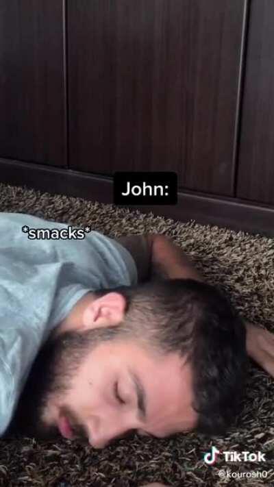 I feel sorry for John