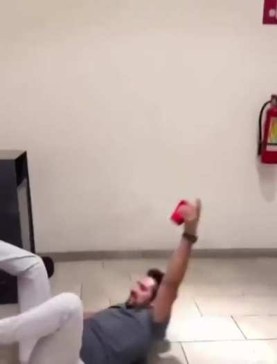 Leaving the bar and my BF thought this was a good idea