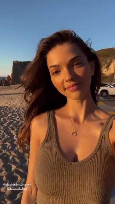 Working at the beach