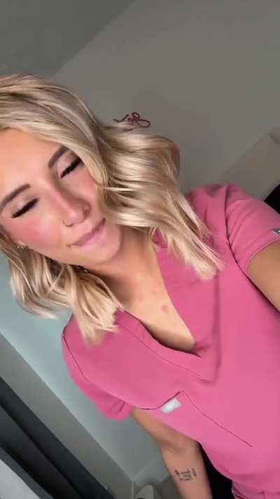 I'm really a nurse... and I really want to make you feel better...