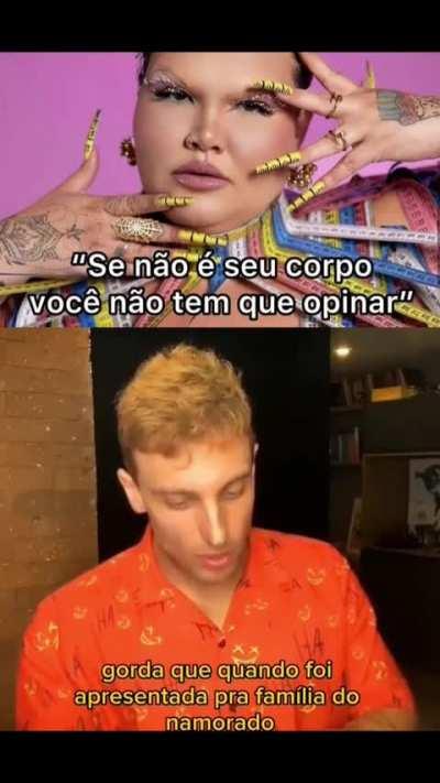 É tão gorda que...