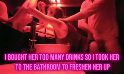 A few drinks and she gave up to me, I will make her pay back for the drinks with her body