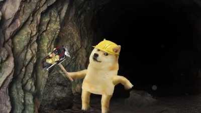 We just got another 100k new members overnight, doge 10$ by the end of the month!!