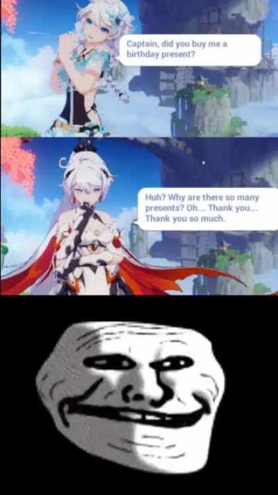 Kiana suffers from dementia 😢