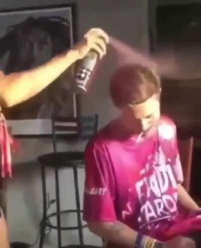 Smoking and aerosol. Nice