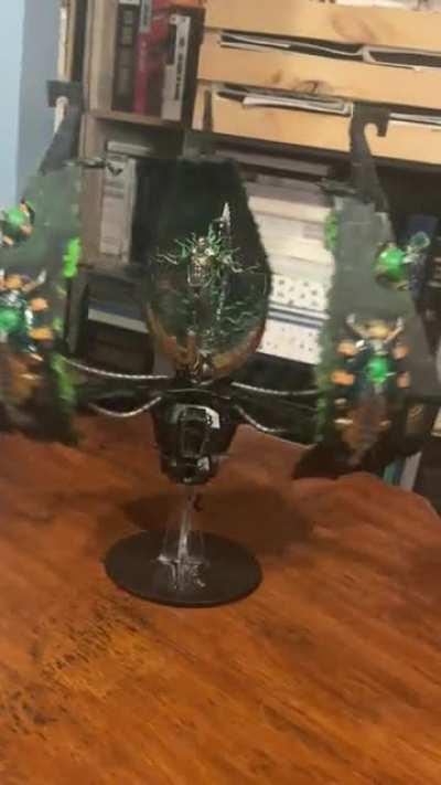 My finished spinning tesseract vault!