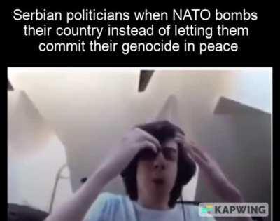 I'm sorry but the genocide must stop.