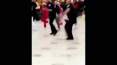 This is what happens when the police show up