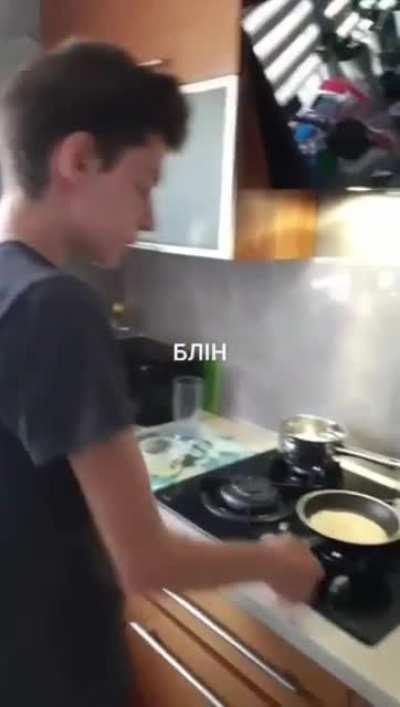 unexpected hand pancake