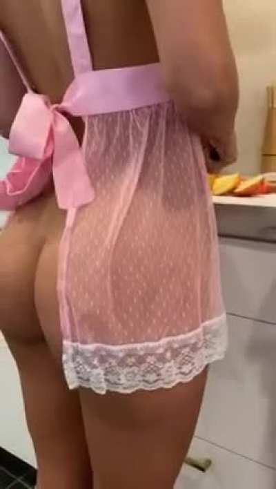 RC heating up the kitchen.