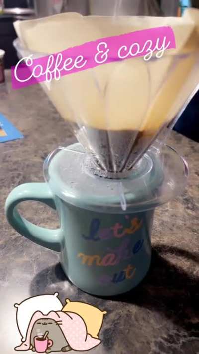 Time for a cozy cuppa decaf