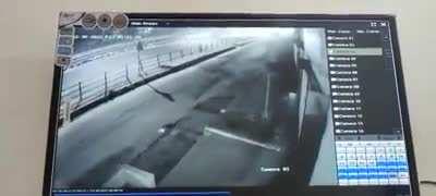 CCTV of Delhi Dehradun highway accident of Cricket legend Rishabh Pant today early morning