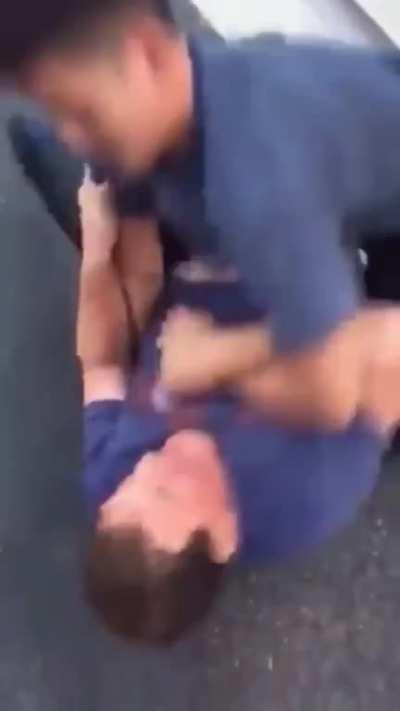 Heel hook ends street scrap