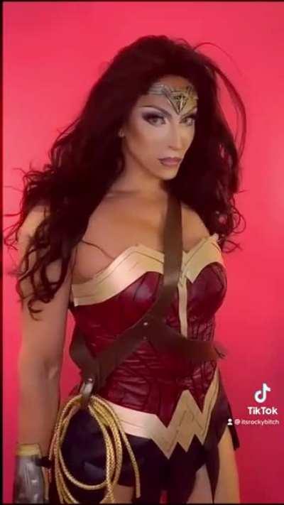 Wonder Woman Transformation by me @RockyGoesGlam (drag queen) 💪🏼