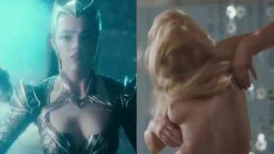 Amber Heard (Superhero vs Undressed)