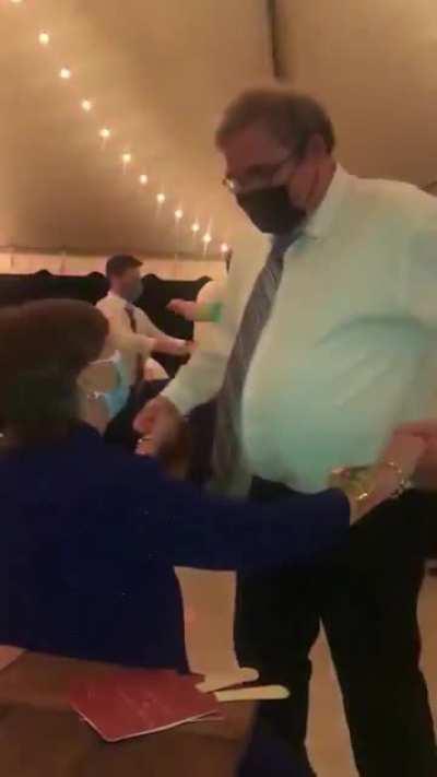 I got married a few weeks back and the highlight of the evening had to be someone catching my dad and handicapped mom dance to Ghost Town.