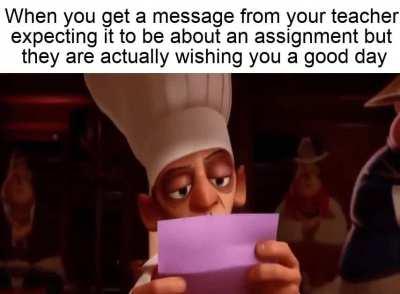 The best message you can receive