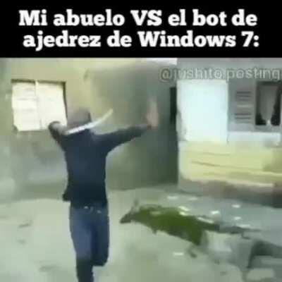 Trata de golpearme si es que puedes