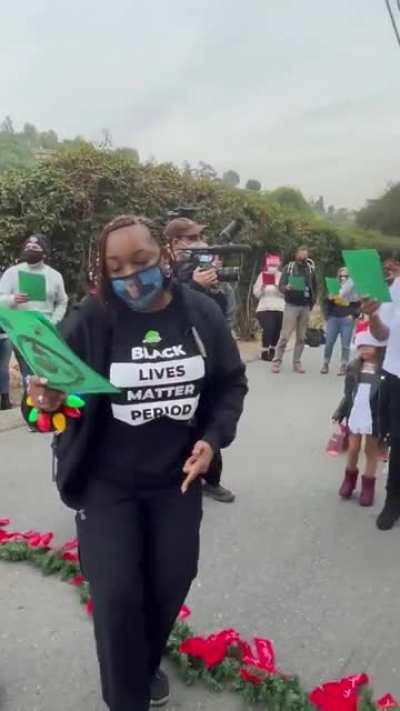 Christmas Carolers Reminding Los Angeles Deputies Of Their Crimes Are Met By LASD Tactical Strike Force